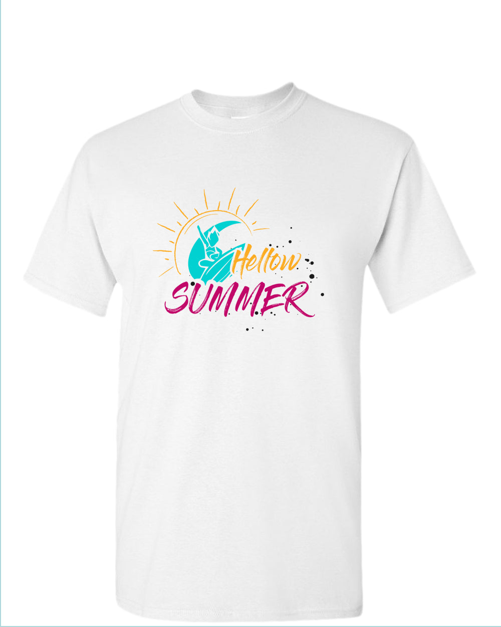 Hellow summer t-shirt, summer t-shirt, beach party t-shirt - Fivestartees