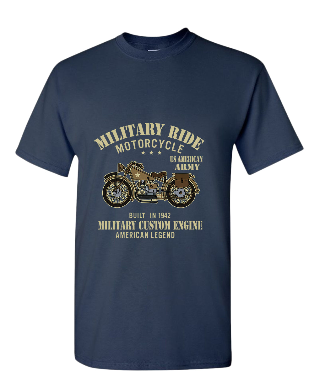 Military custom engine American legend t-shirt - Fivestartees