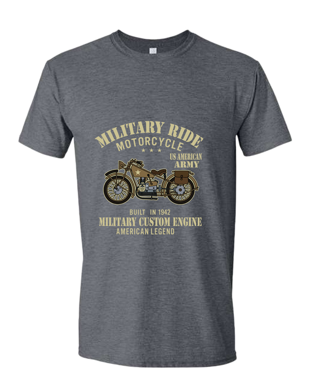 Military custom engine American legend t-shirt - Fivestartees