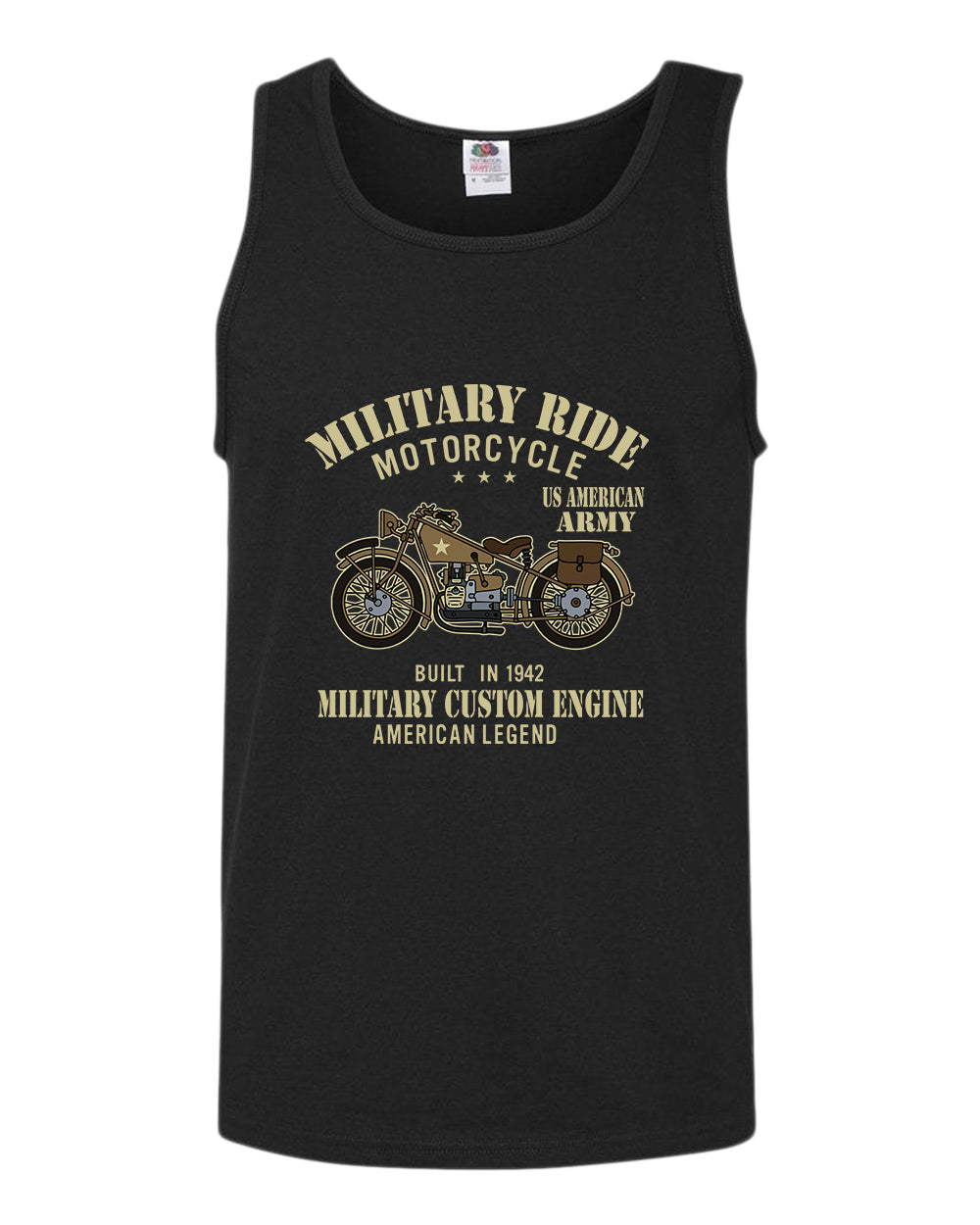 Military custom engine American legend tank top - Fivestartees