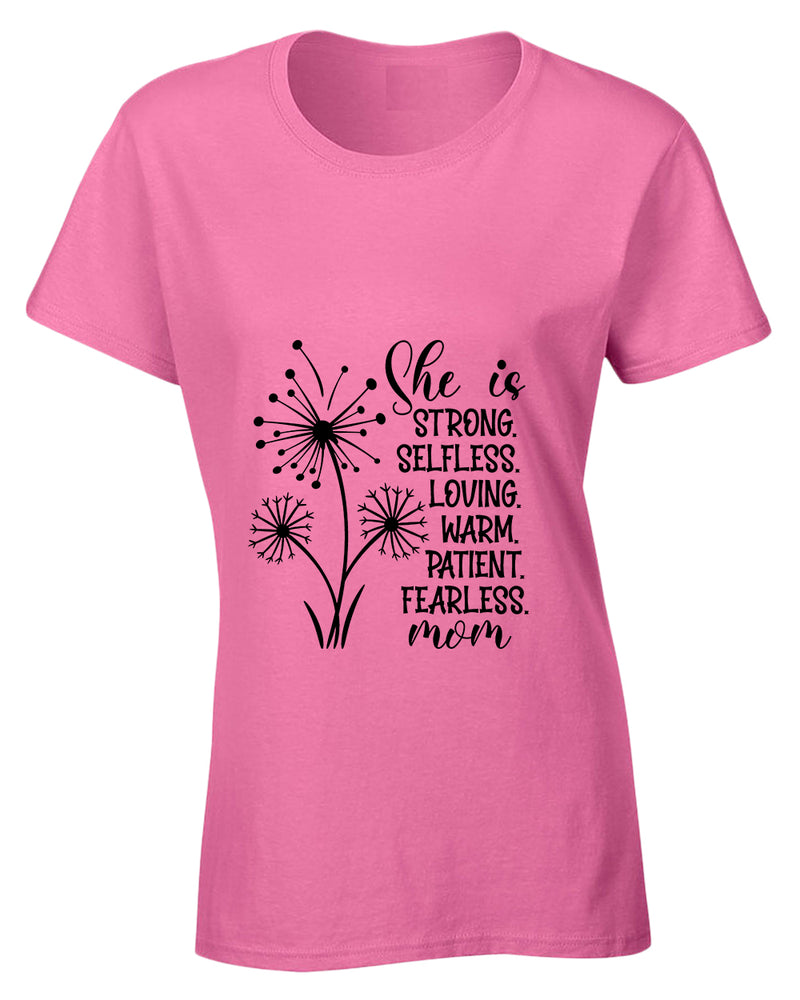 She is strong, selfless, loving mom t-shirt - Fivestartees