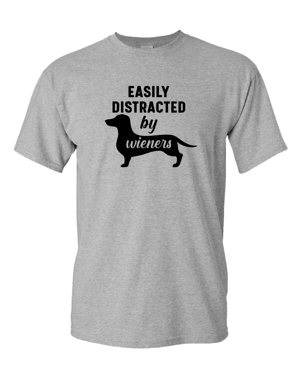 Easily distracted by wieners t-shirt, wieners dog lover t-shirt - Fivestartees