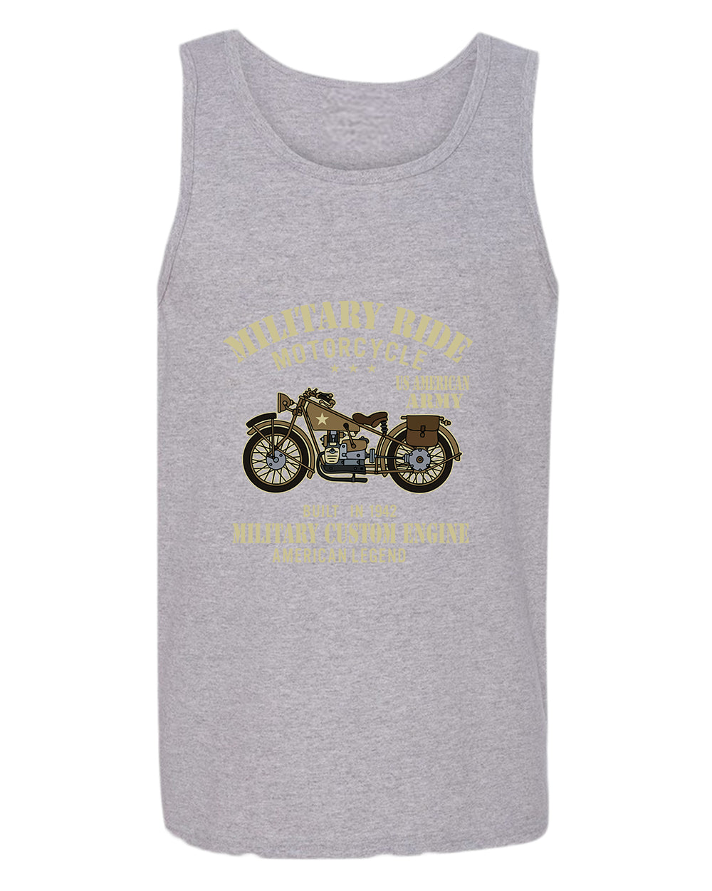 Military custom engine American legend tank top - Fivestartees