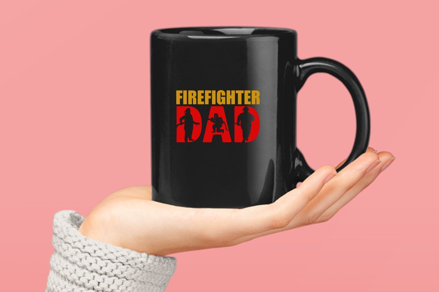 Firefighter dad Coffee Mug, fireman Coffee Mug - Fivestartees