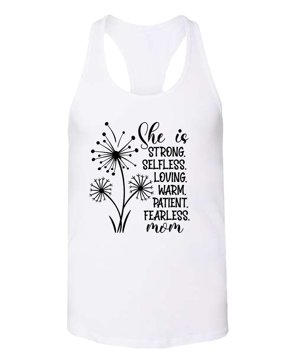 She is strong, selfless, loving mom tank top - Fivestartees