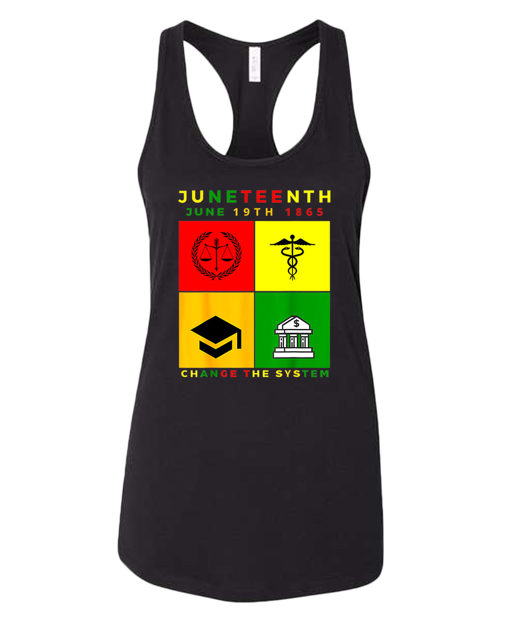 Change the system juneteenth tank top - Fivestartees