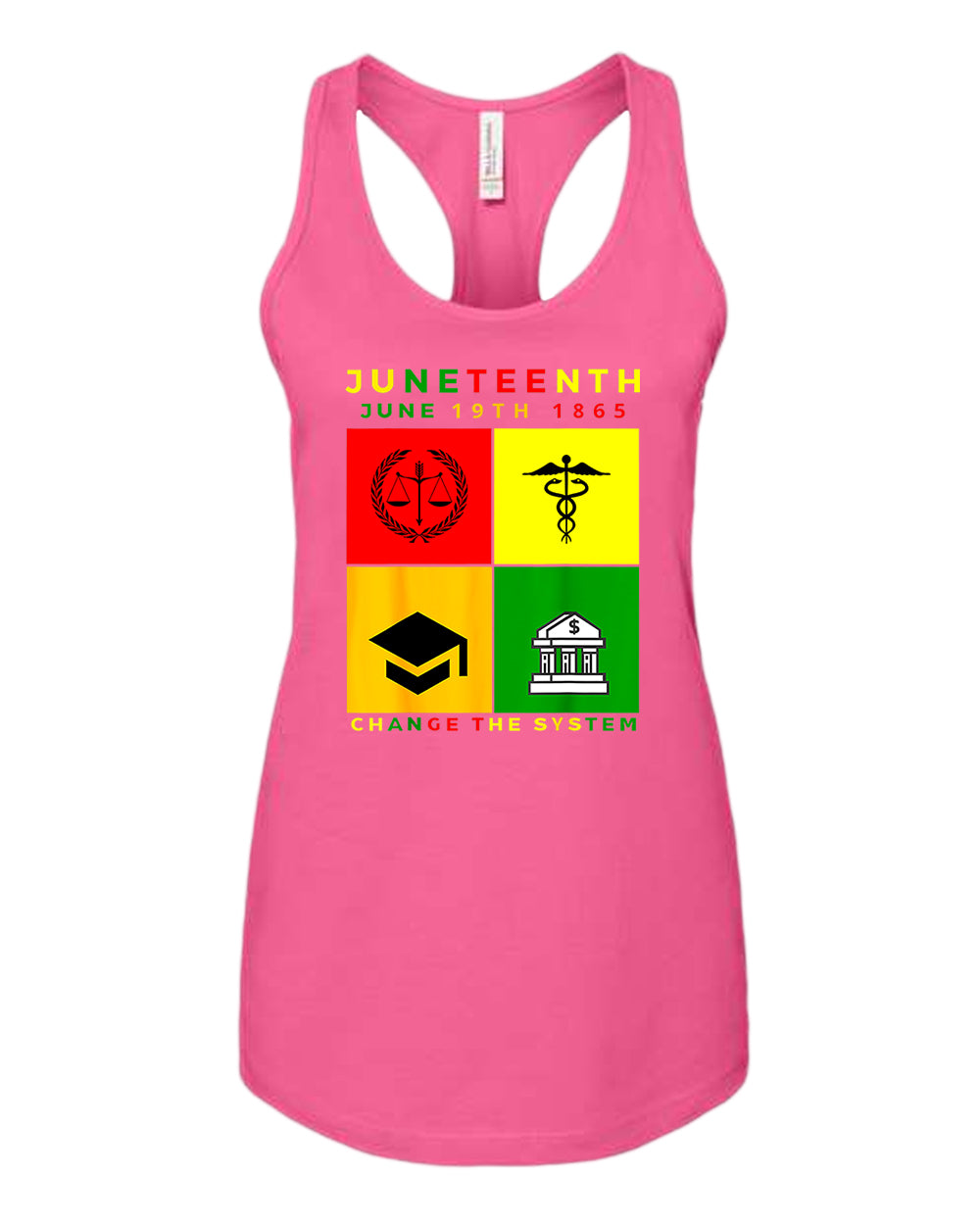 Change the system juneteenth tank top - Fivestartees