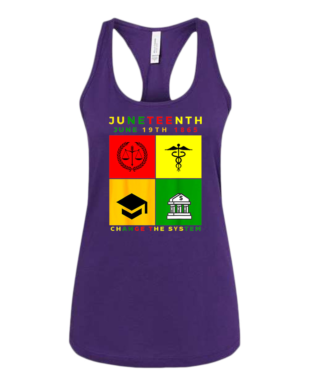 Change the system juneteenth tank top - Fivestartees