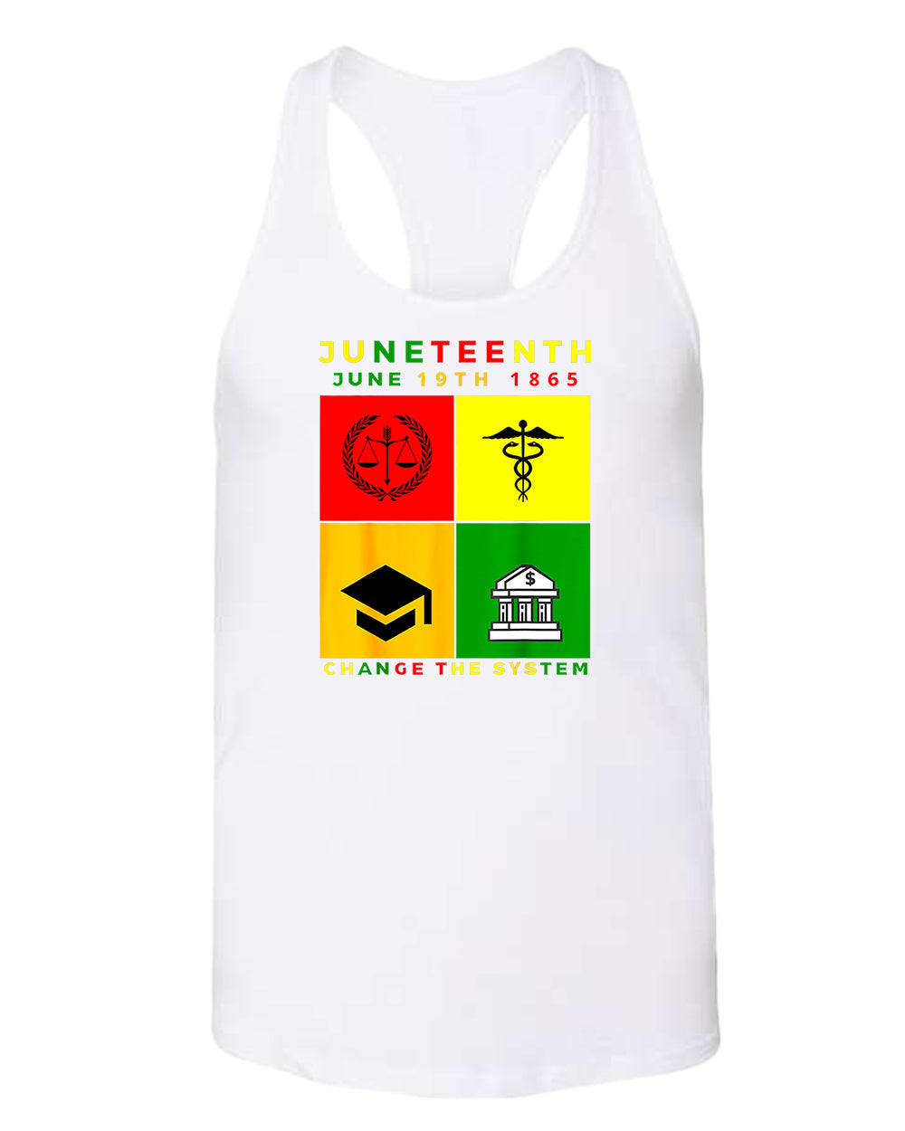 Change the system juneteenth tank top - Fivestartees