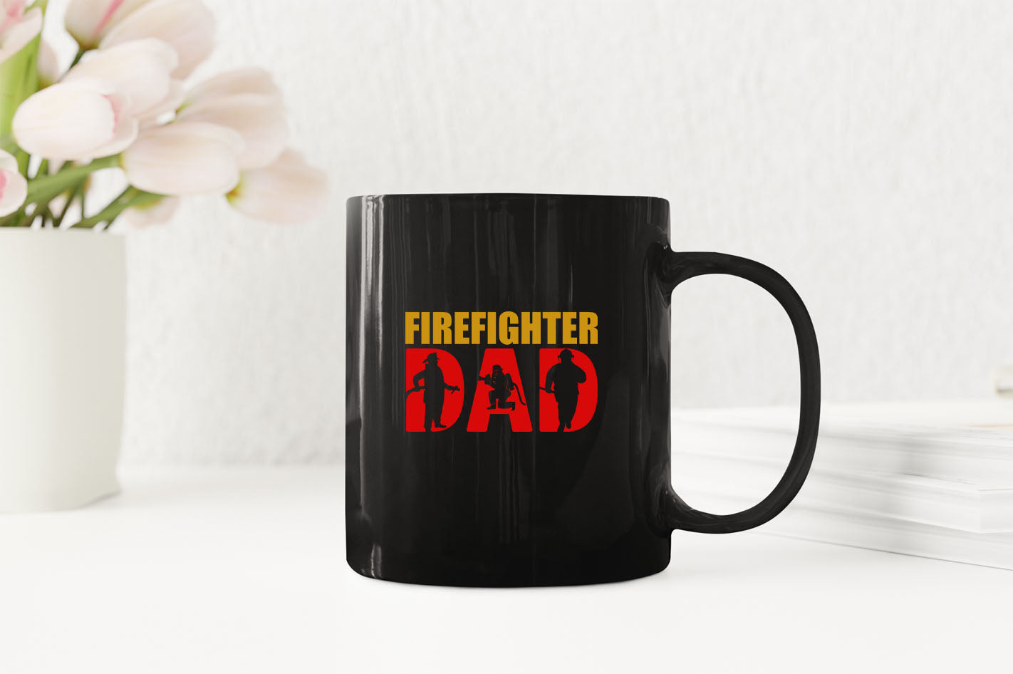 Firefighter dad Coffee Mug, fireman Coffee Mug - Fivestartees