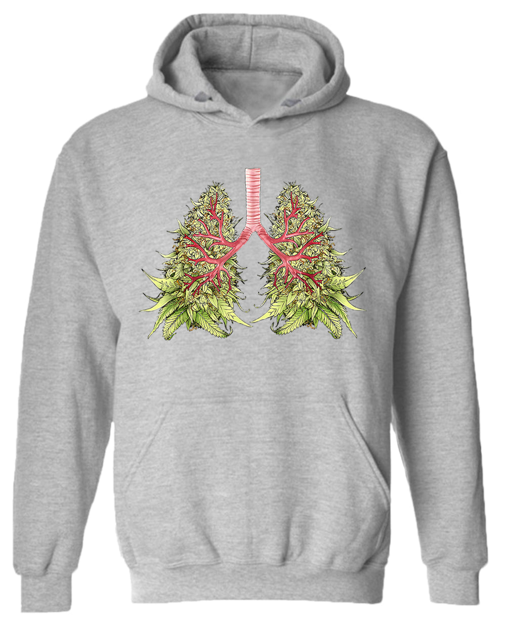 Lung leaf funny hoodie - Fivestartees