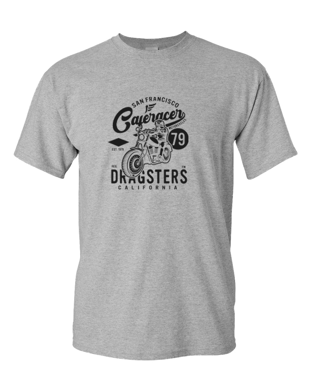 San francisco caferacer dragsters motorcycle t-shirt - Fivestartees