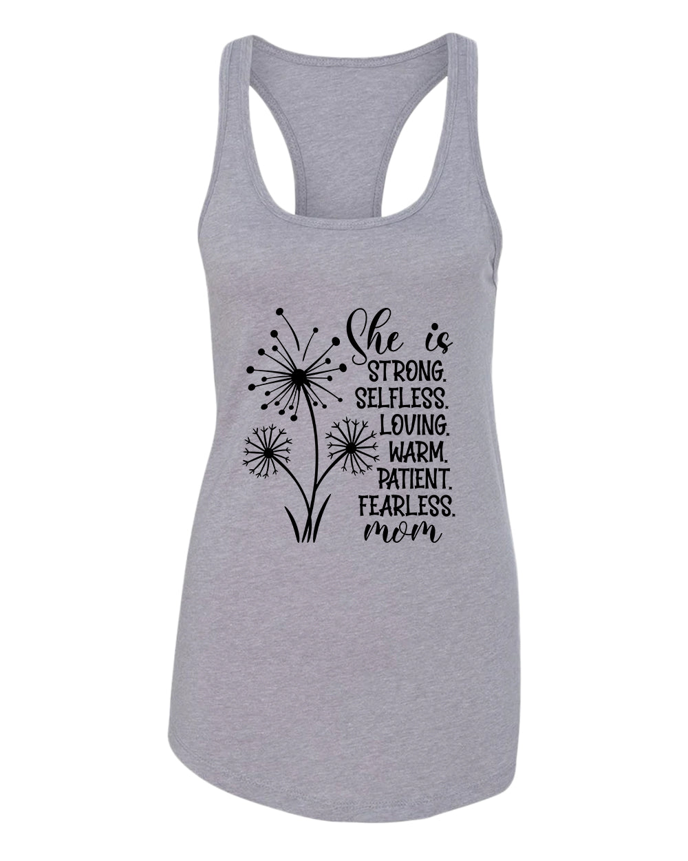 She is strong, selfless, loving mom tank top - Fivestartees