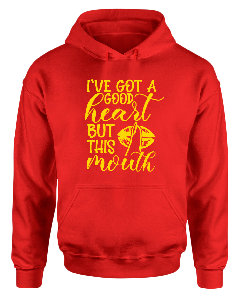 I've Got a good heart but this Mouth women hoodie - Fivestartees