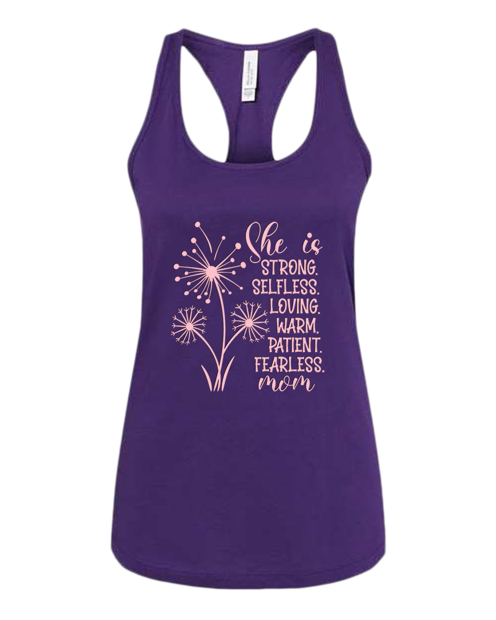 She is strong, selfless, loving mom tank top - Fivestartees