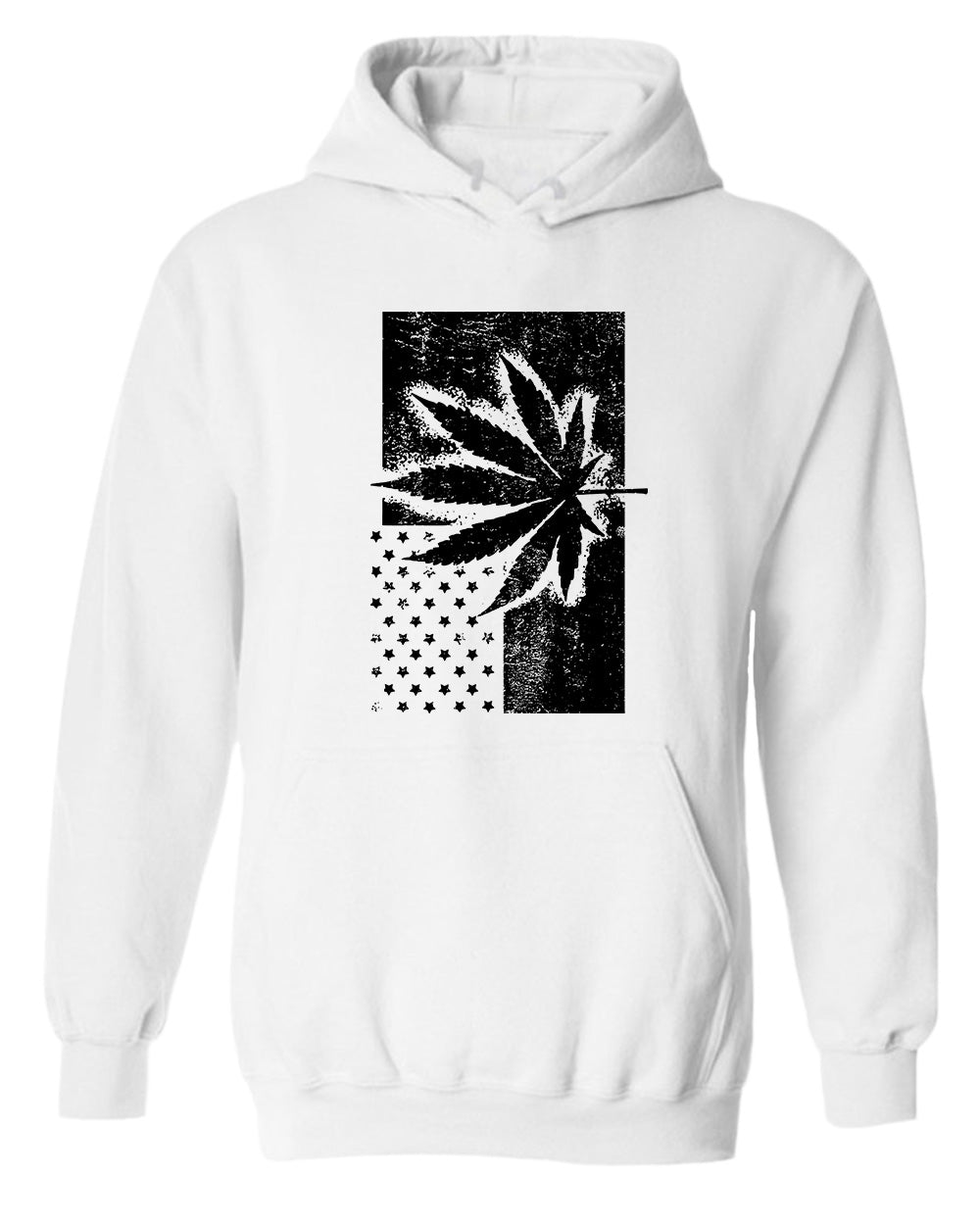 American flag leaf hoodie - Fivestartees