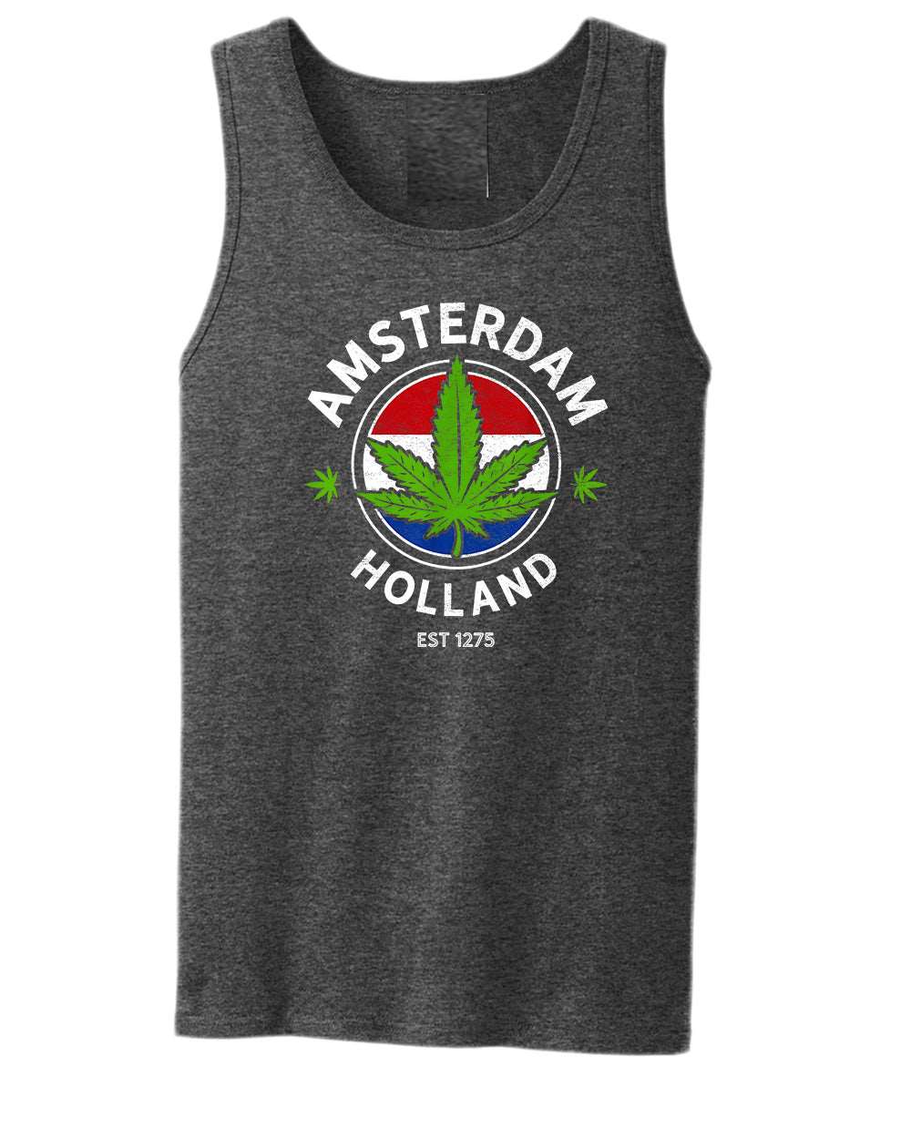 Amsterdam holland marij***a tank top - Fivestartees