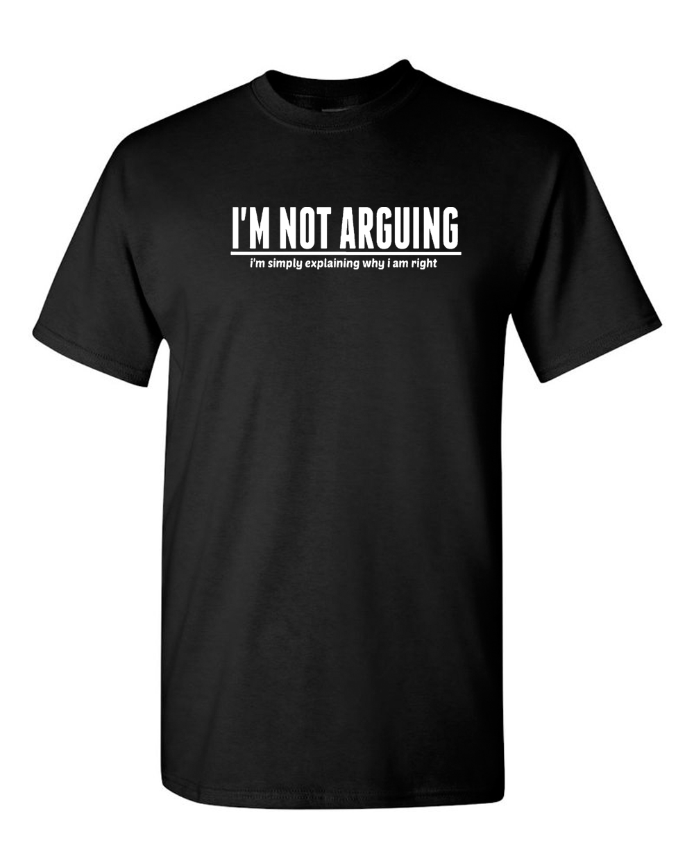 I'm Not Arguing T-shirt, Funny T-shirt