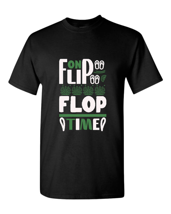 On flip flop time t-shirt, summer t-shirt, beach party t-shirt - Fivestartees