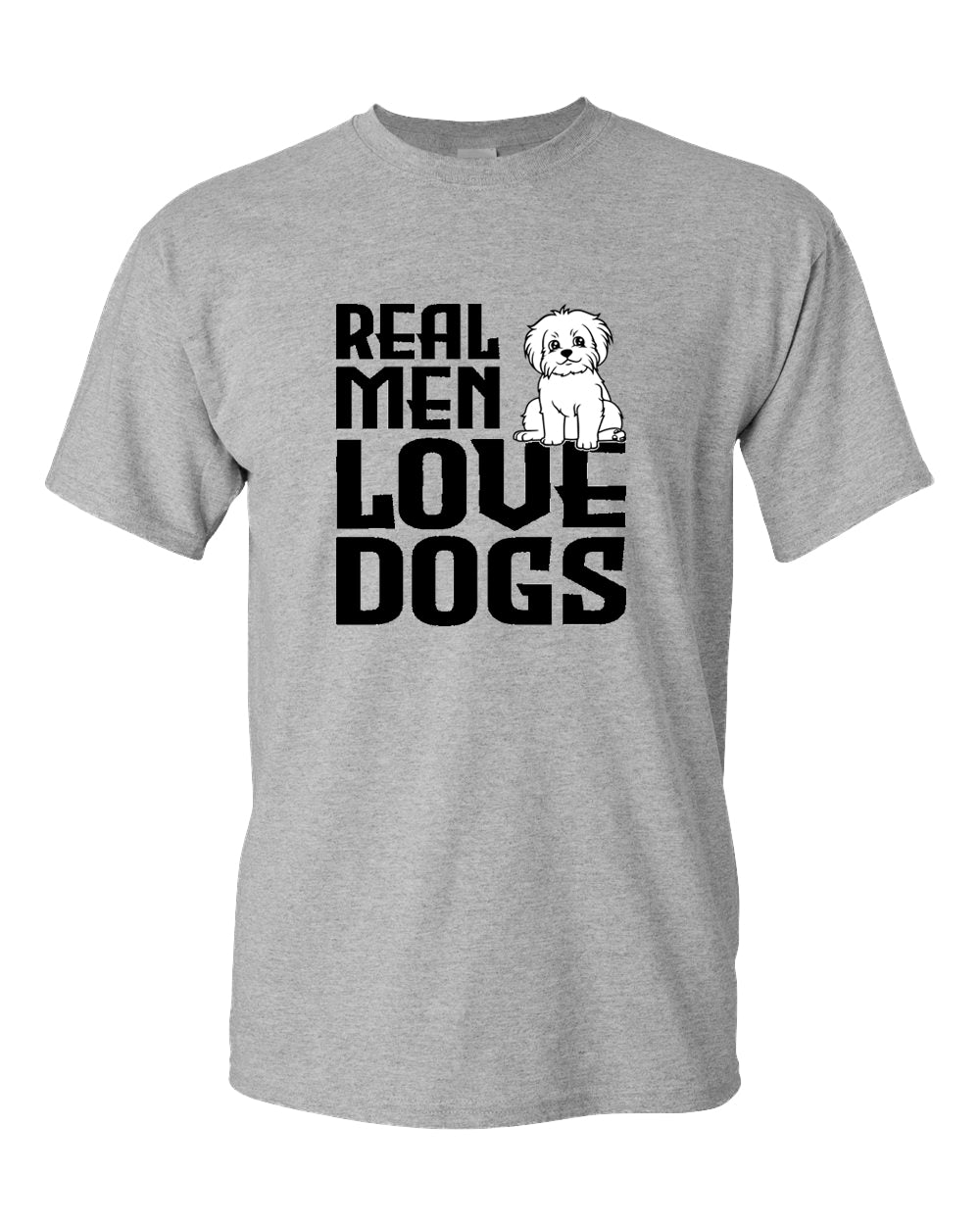 Real men love dogs t-shirt, dog pet lover t-shirt - Fivestartees