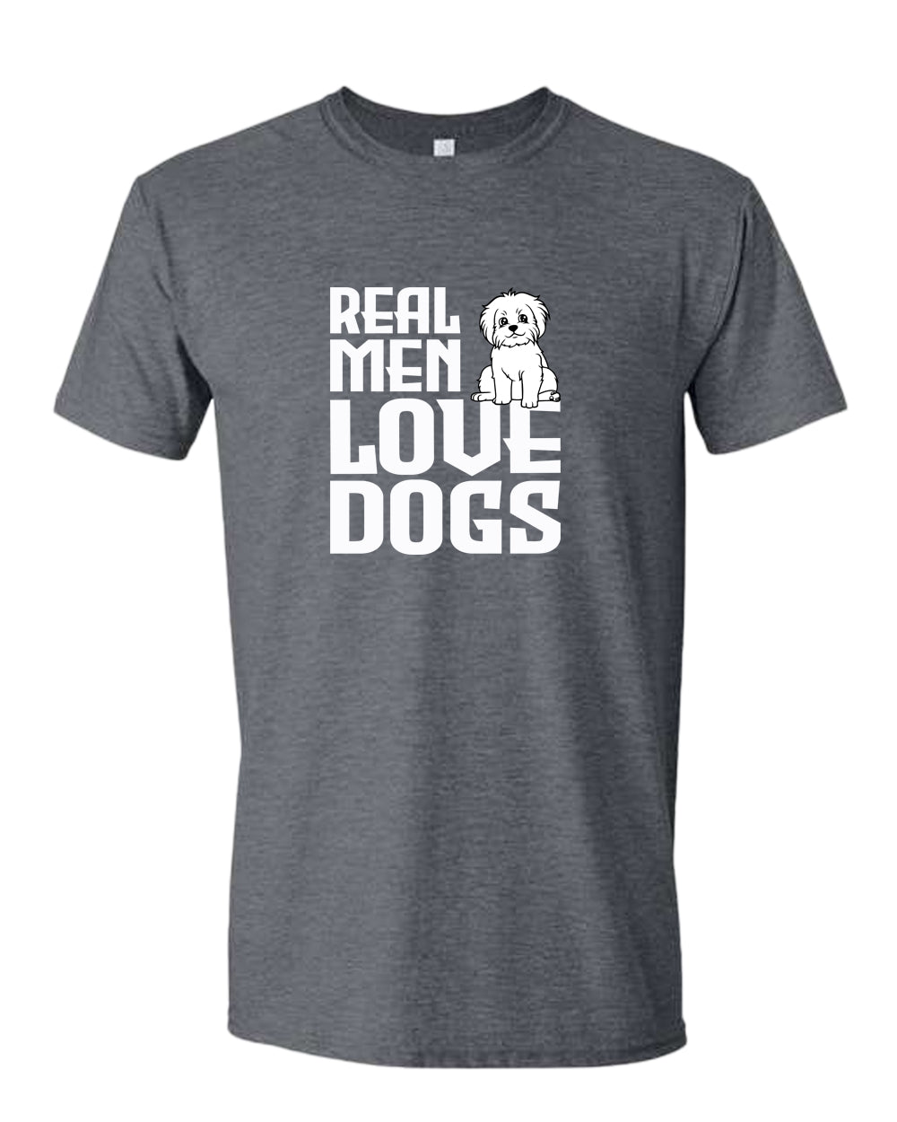 Real men love dogs t-shirt, dog pet lover t-shirt - Fivestartees