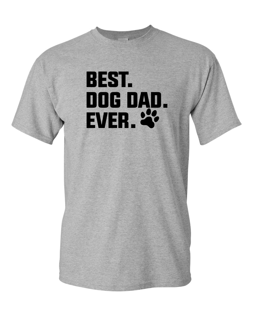 Best Dog Dad Ever T Shirt Funny Fathers Day Tees Graphic Puppy Tee - Fivestartees