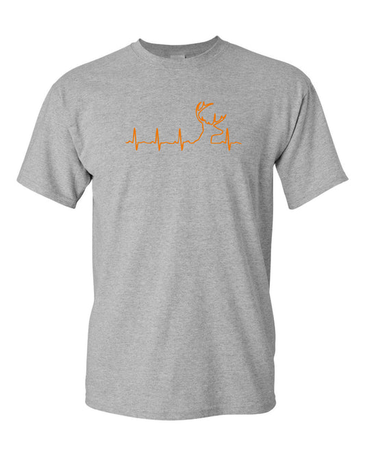 Buck Pulse t-Shirt, Stag t-shirt hunting deer t-shirt - Fivestartees