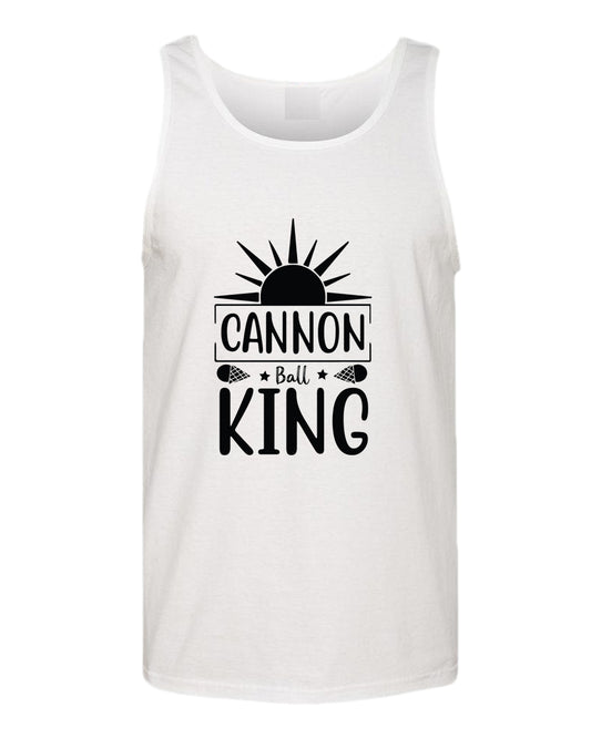 Cannon ball king tank top, summer tank top, beach party tank top - Fivestartees