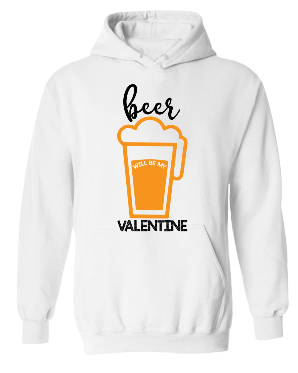 Beer valentine hoodie - Fivestartees