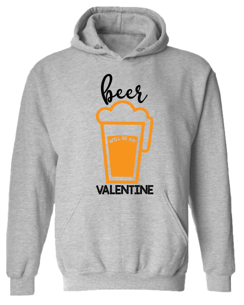 Beer valentine hoodie - Fivestartees