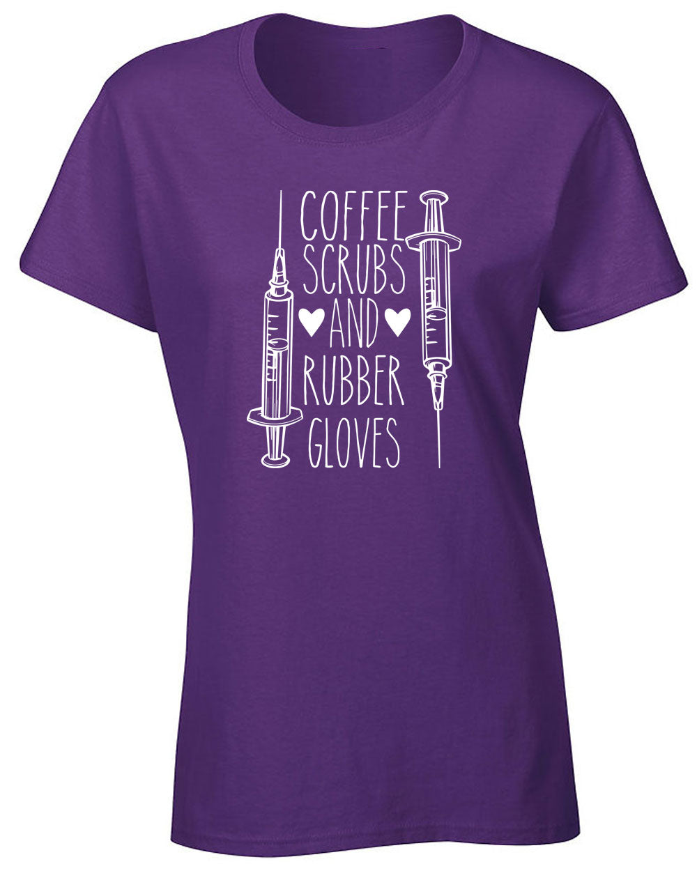 Coffee Scrubs and Rubber Gloves T-shirt Nurse T-shirt - Fivestartees