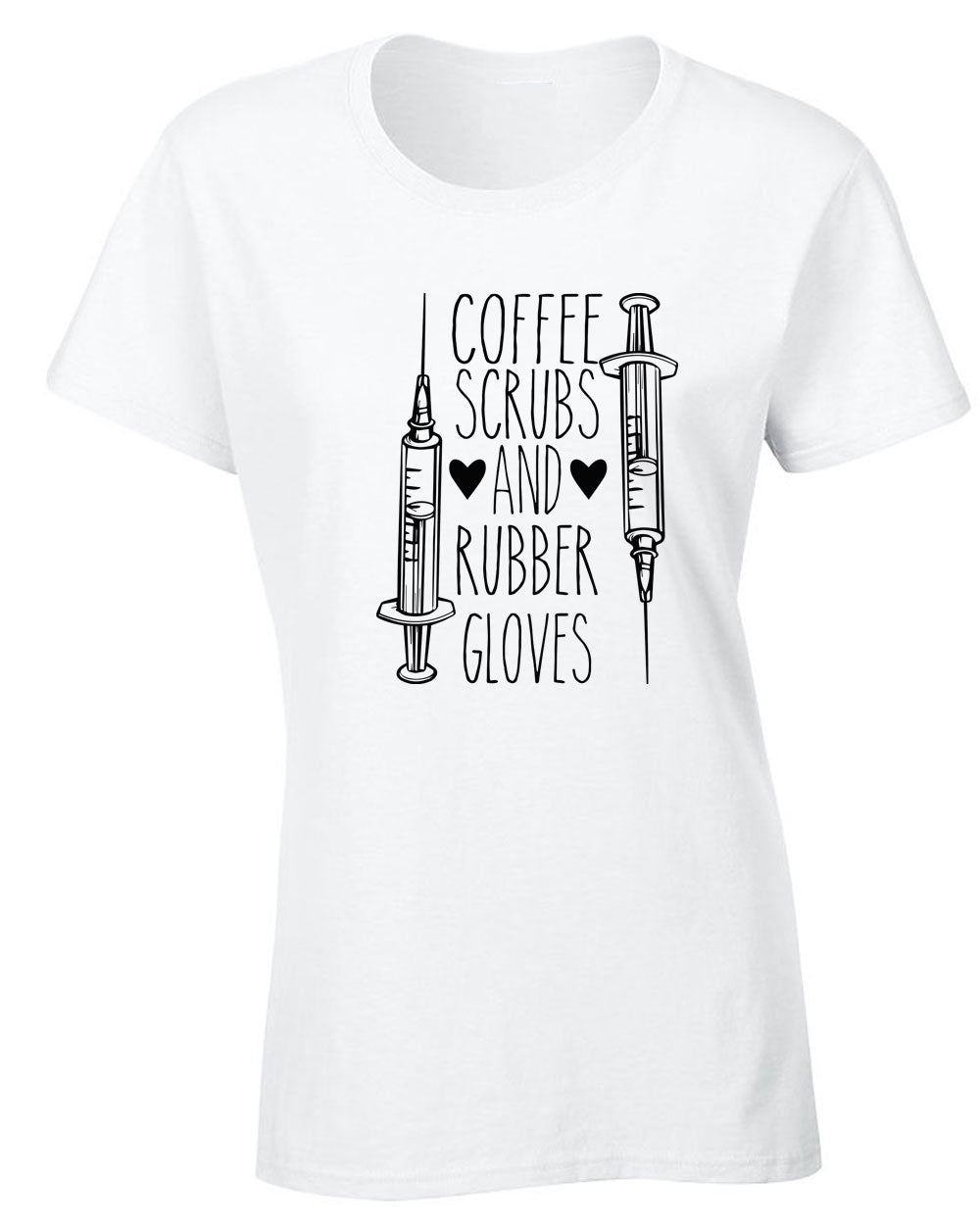 Coffee Scrubs and Rubber Gloves T-shirt Nurse T-shirt - Fivestartees