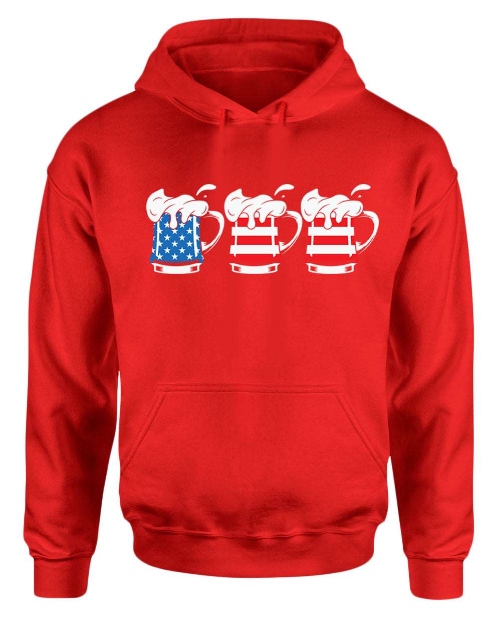 American pride beer mug hoodie - Fivestartees