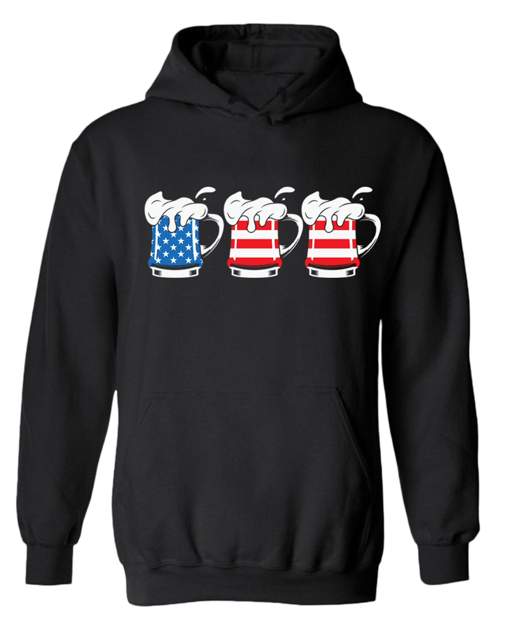 American pride beer mug hoodie - Fivestartees