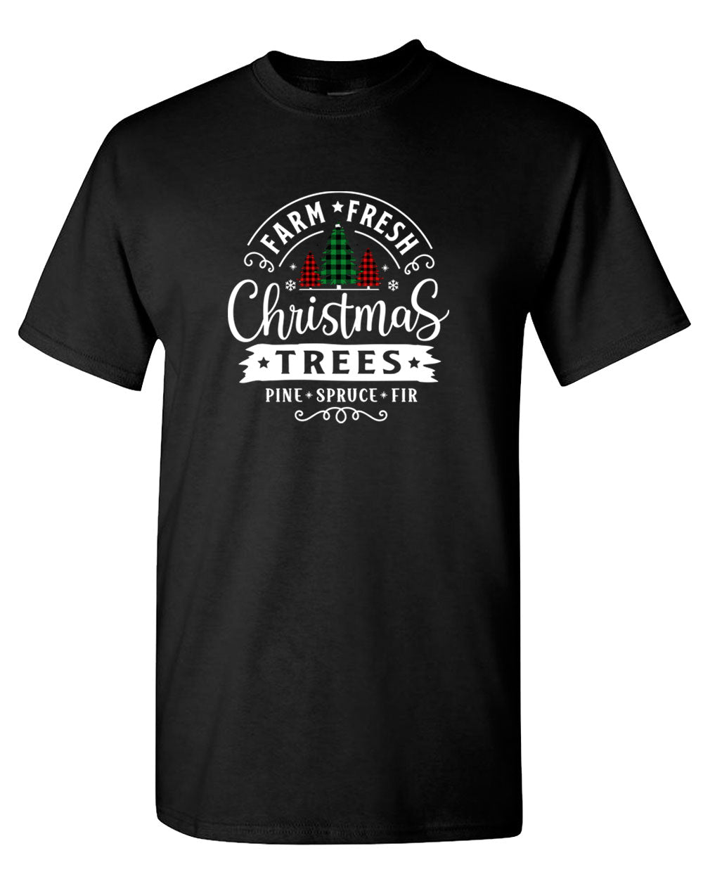 Farm Fresh Christmas Trees T-shirt, Christmas Holiday T-shirt - Fivestartees