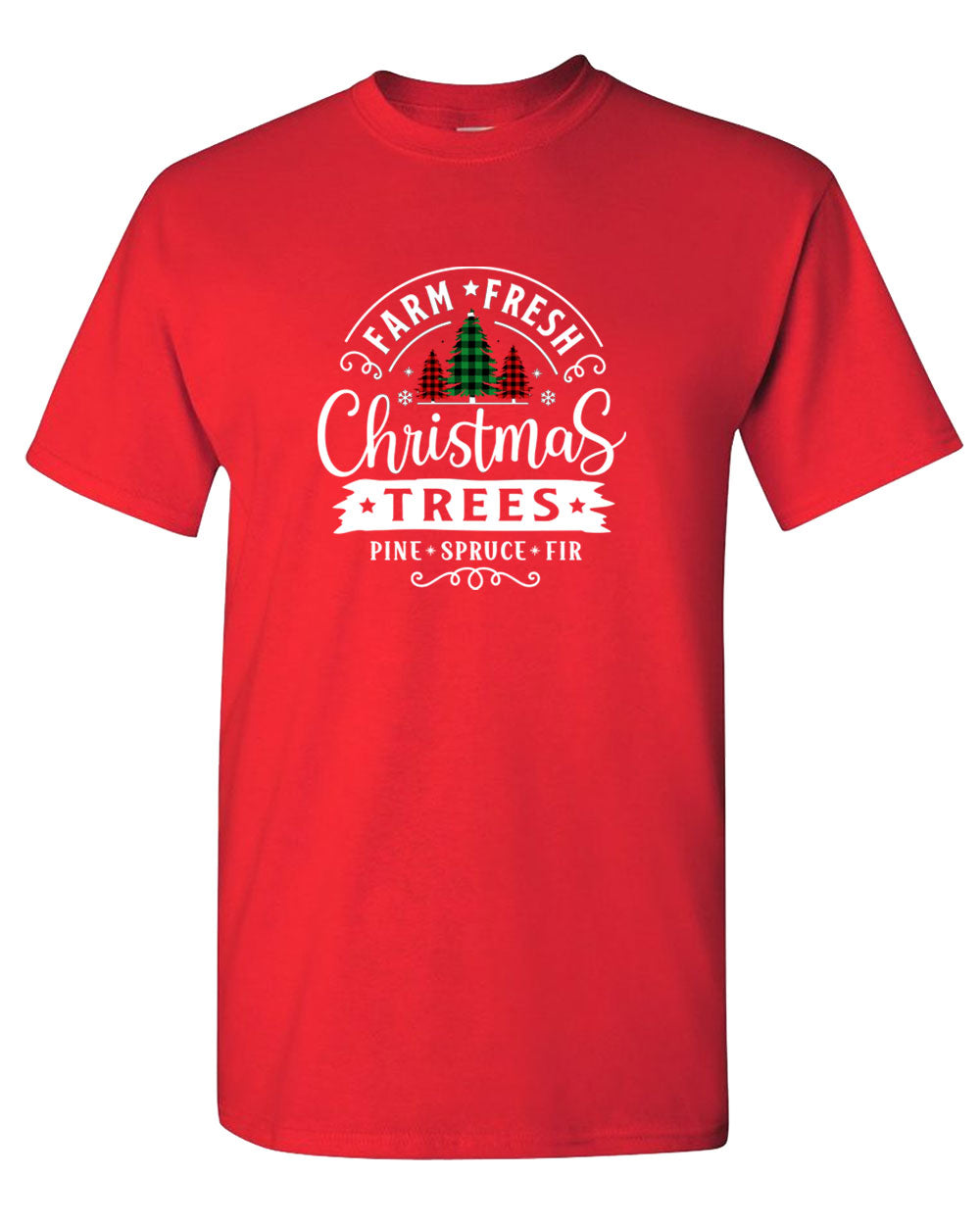 Farm Fresh Christmas Trees T-shirt, Christmas Holiday T-shirt - Fivestartees