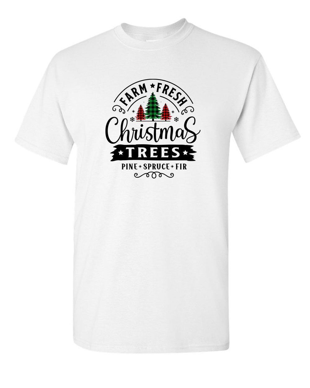 Farm Fresh Christmas Trees T-shirt, Christmas Holiday T-shirt - Fivestartees