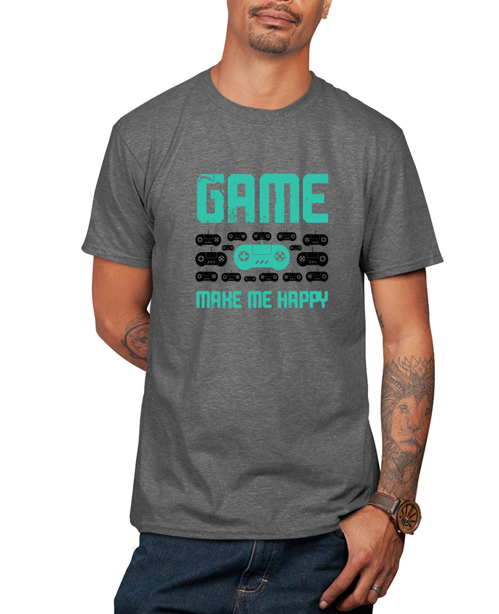 Game make me happy video game tees funny geek t-shirt - Fivestartees