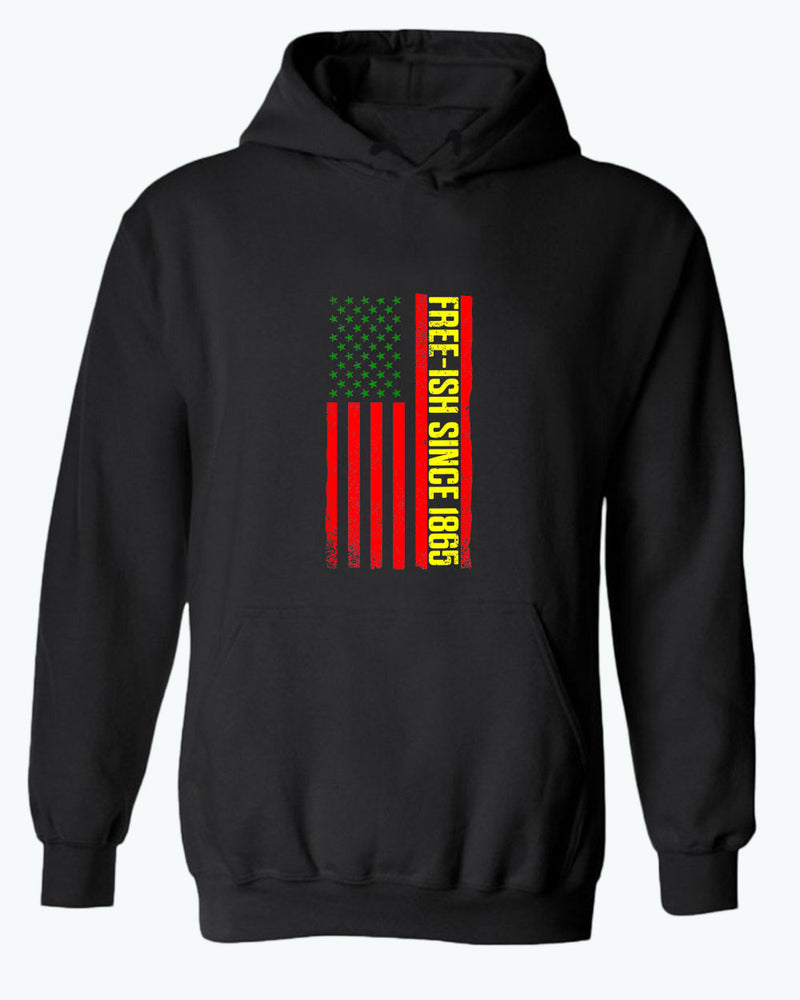 American flag juneteenth hoodie green yellow red flag hoodies - Fivestartees