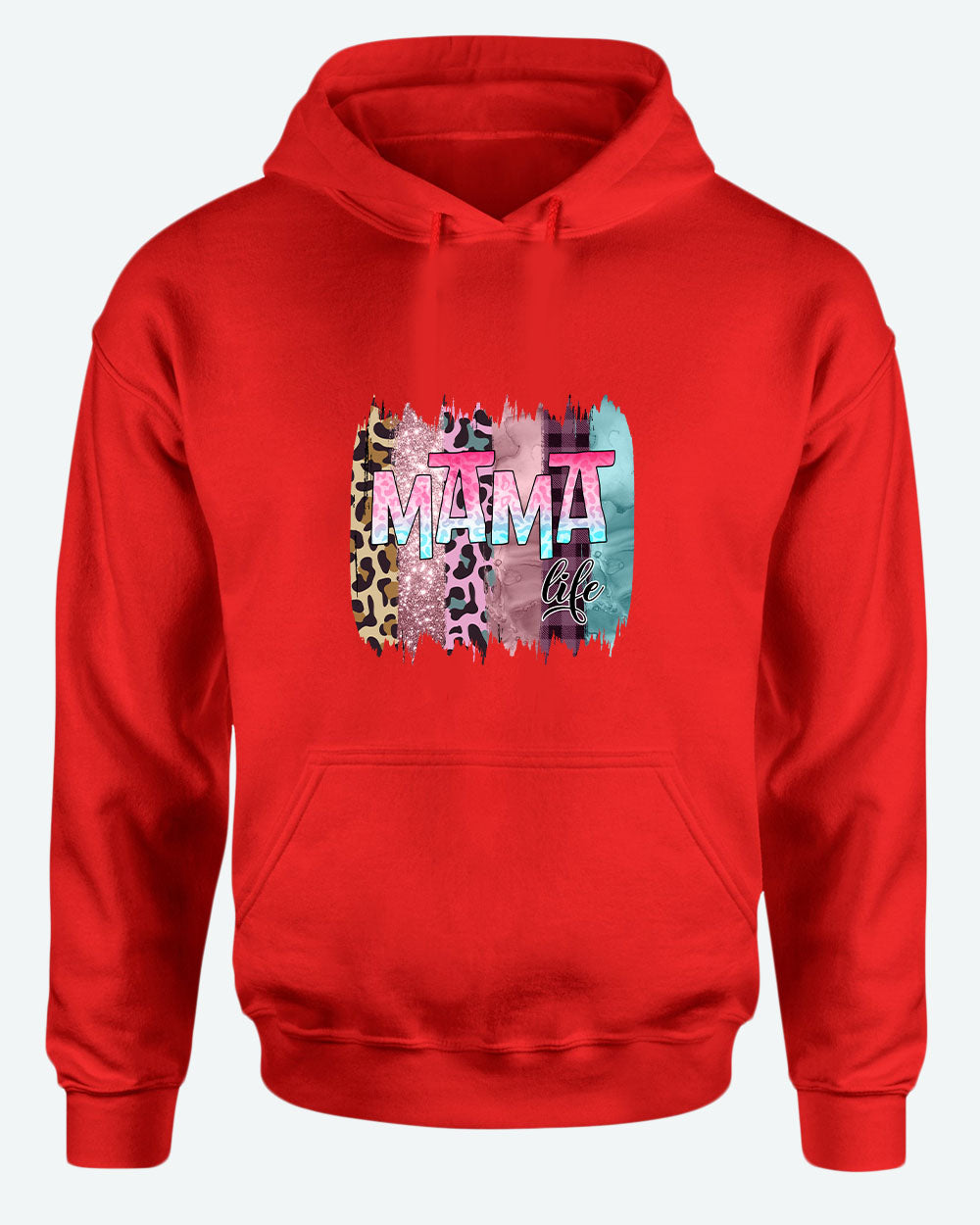 Mama colorful cheetah hoodie - Fivestartees