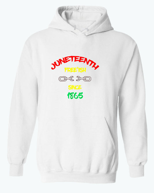 Chain broke hoodie Free-ish since 1865 hoodie juneteenth hoodie - Fivestartees