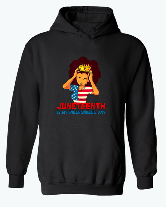 Juneteenth is my independence day women hoodie - Fivestartees