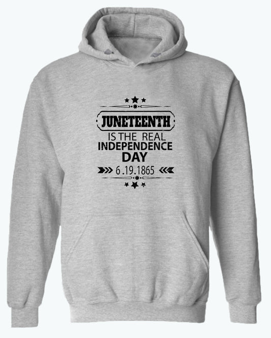 Juneteenth is the real independence day hoodie - Fivestartees