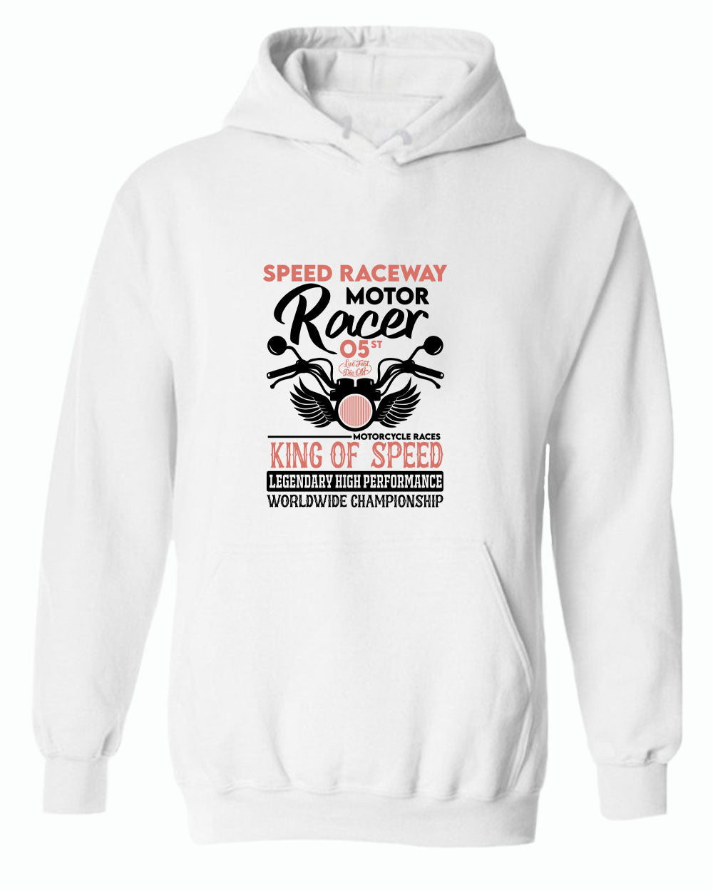 Speed raceway motor racer motorcycle hoodie - Fivestartees