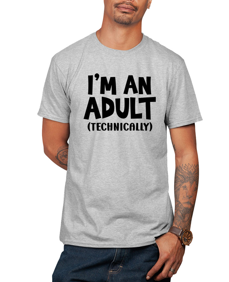 I'm an adult technically t-shirt, funny novelty t-shirt - Fivestartees