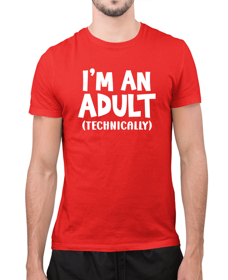 I'm an adult technically t-shirt, funny novelty t-shirt - Fivestartees