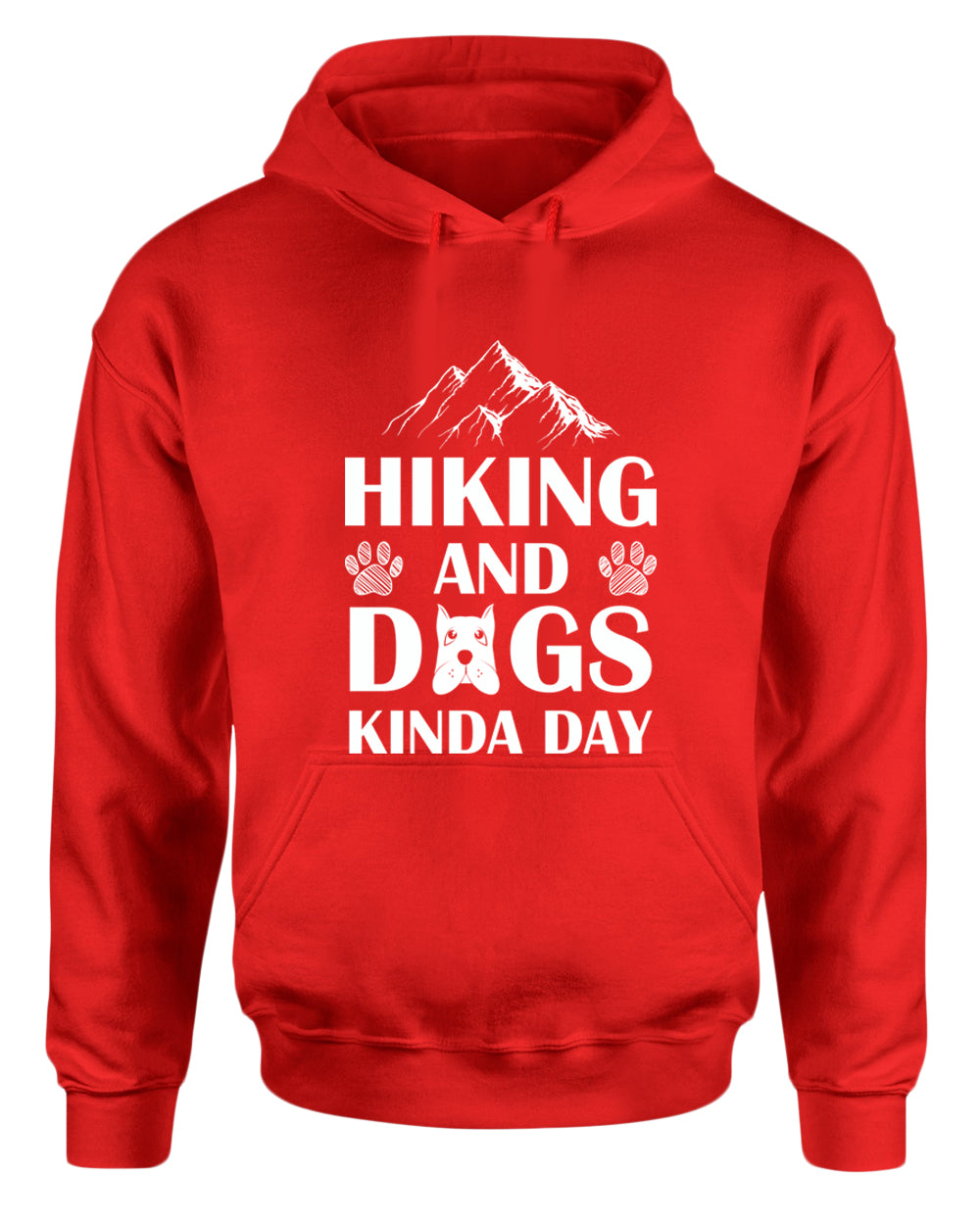 Hiking and dogs kinda day hoodie, dog lover hoodies, hiker hoodies - Fivestartees