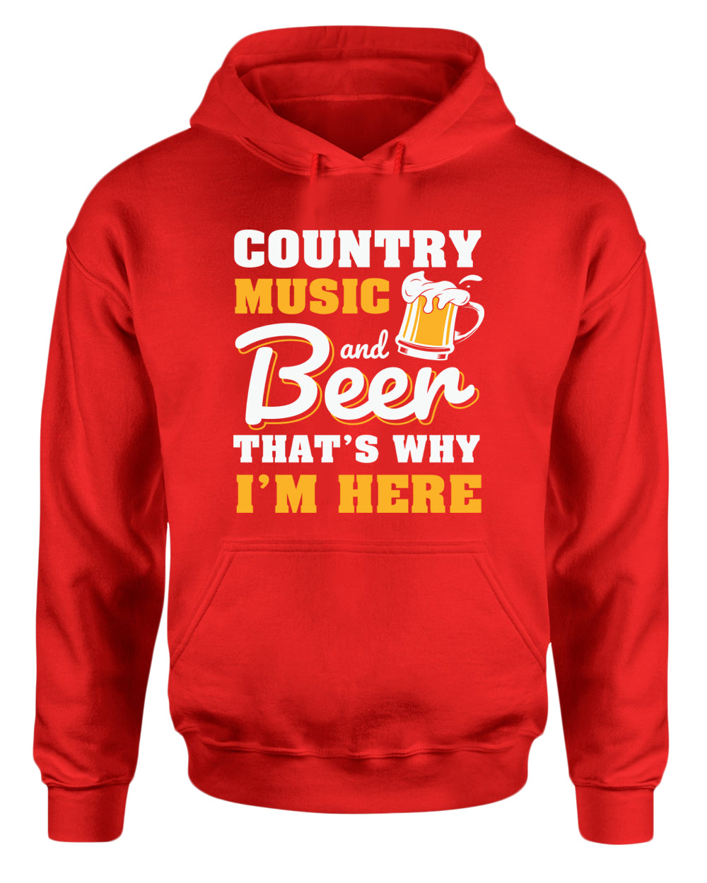 Country music and beer that's why i'm here hoodie, beer tees, music hoodies - Fivestartees