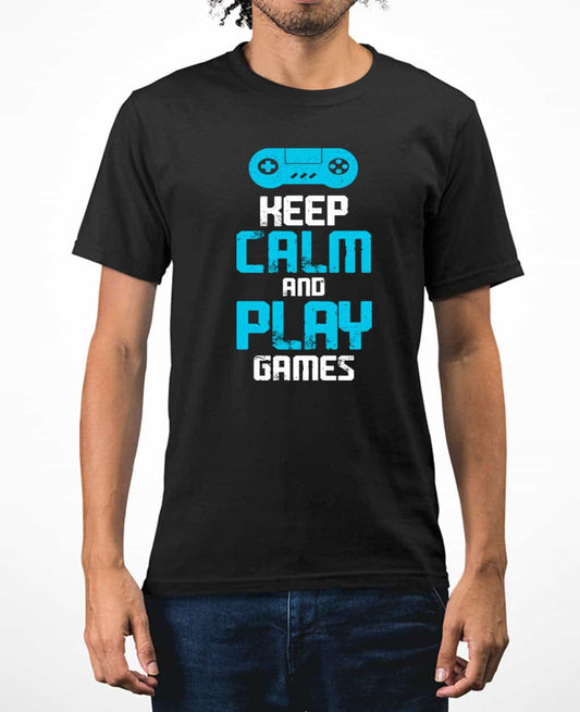 Keep calm and play video game t-shirt funny video game t-shirt - Fivestartees