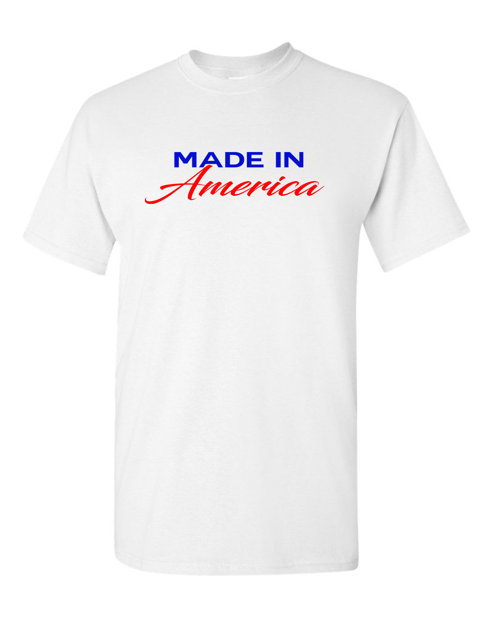 Made in America T-Shirt USA Flag T-shirt Patriotic Tee - Fivestartees